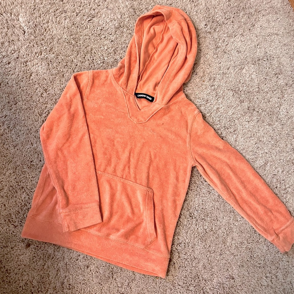 Lands End Terry Sweatshirt - Size S 6-7